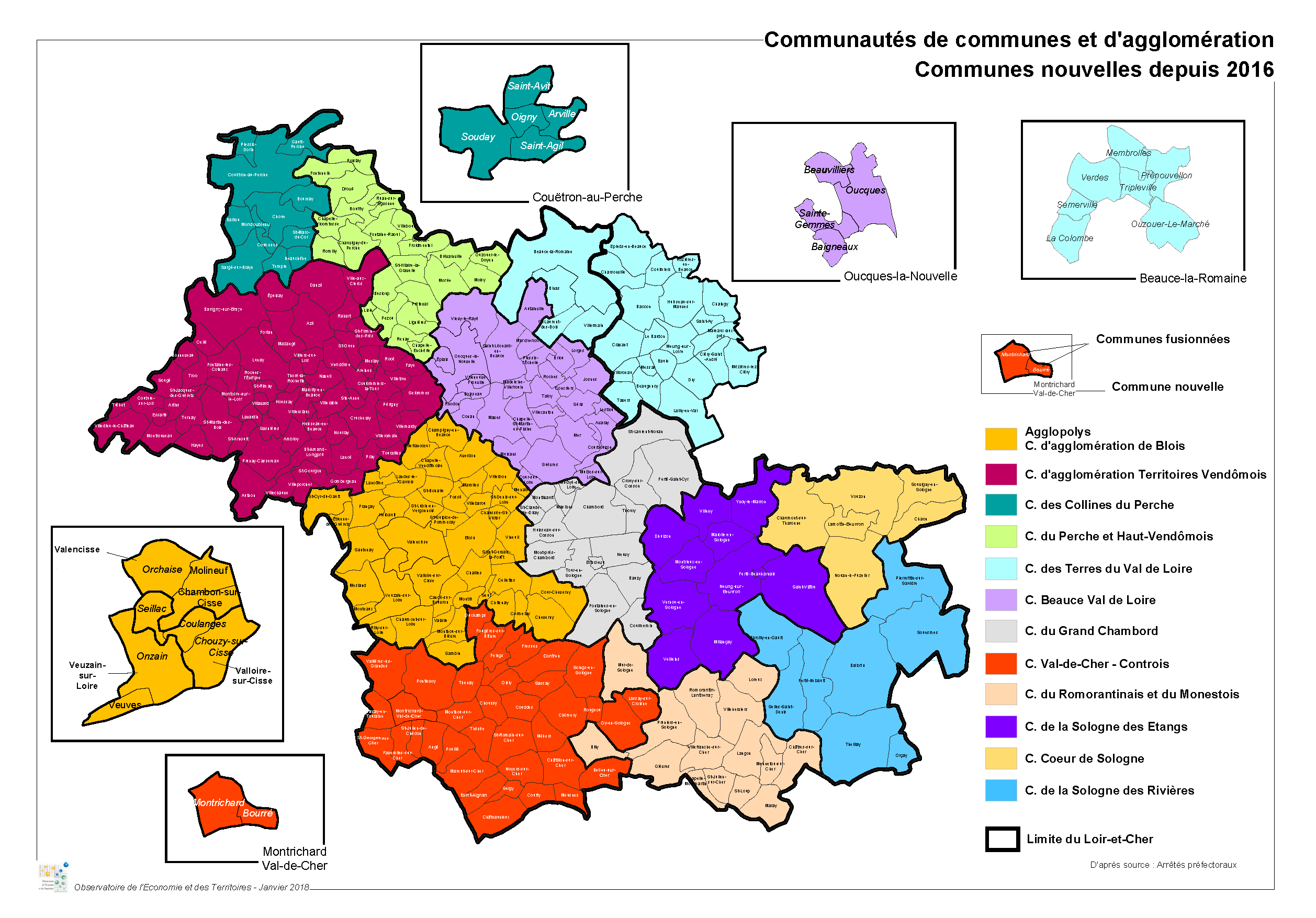 carte touristique du loir et cher